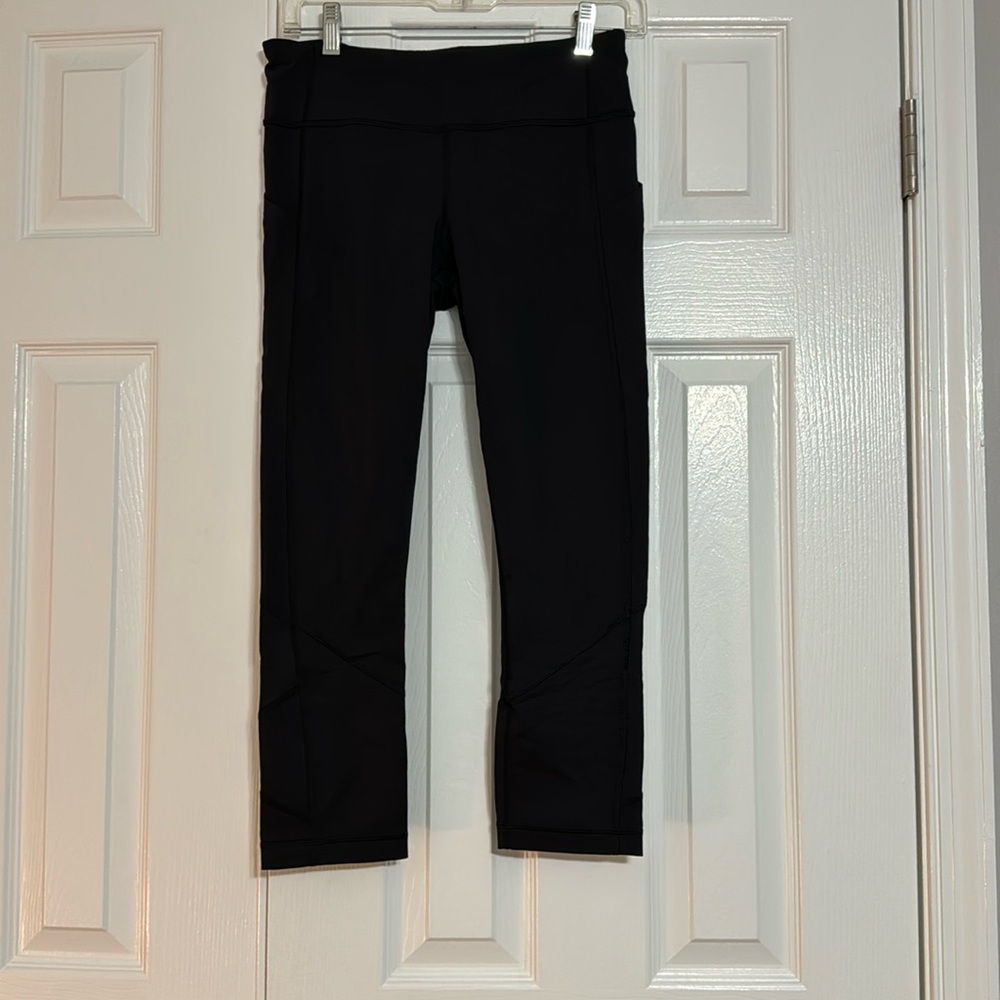 Lululemon cropped black leggings